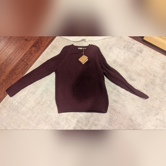 NWT Burgundy Timberland Sweater Size L - Picture 2 of 7